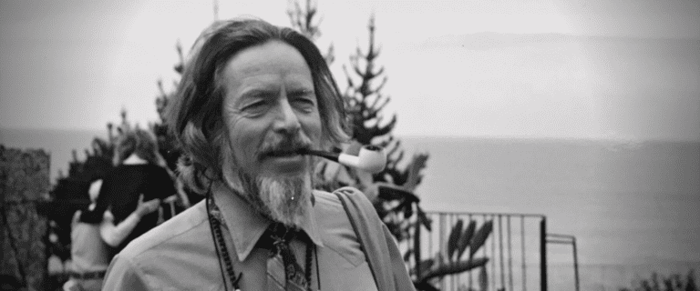 alan watts black and white